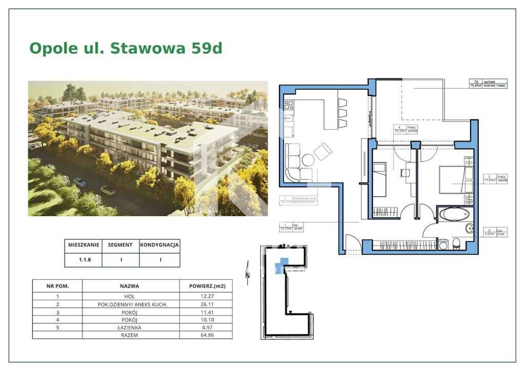 Mieszkanie Sprzedaż Opole Szczepanowice Stawowa